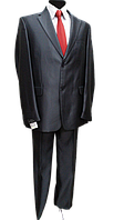 Мужской костюм West-Fashion модель 0127 сине-серый