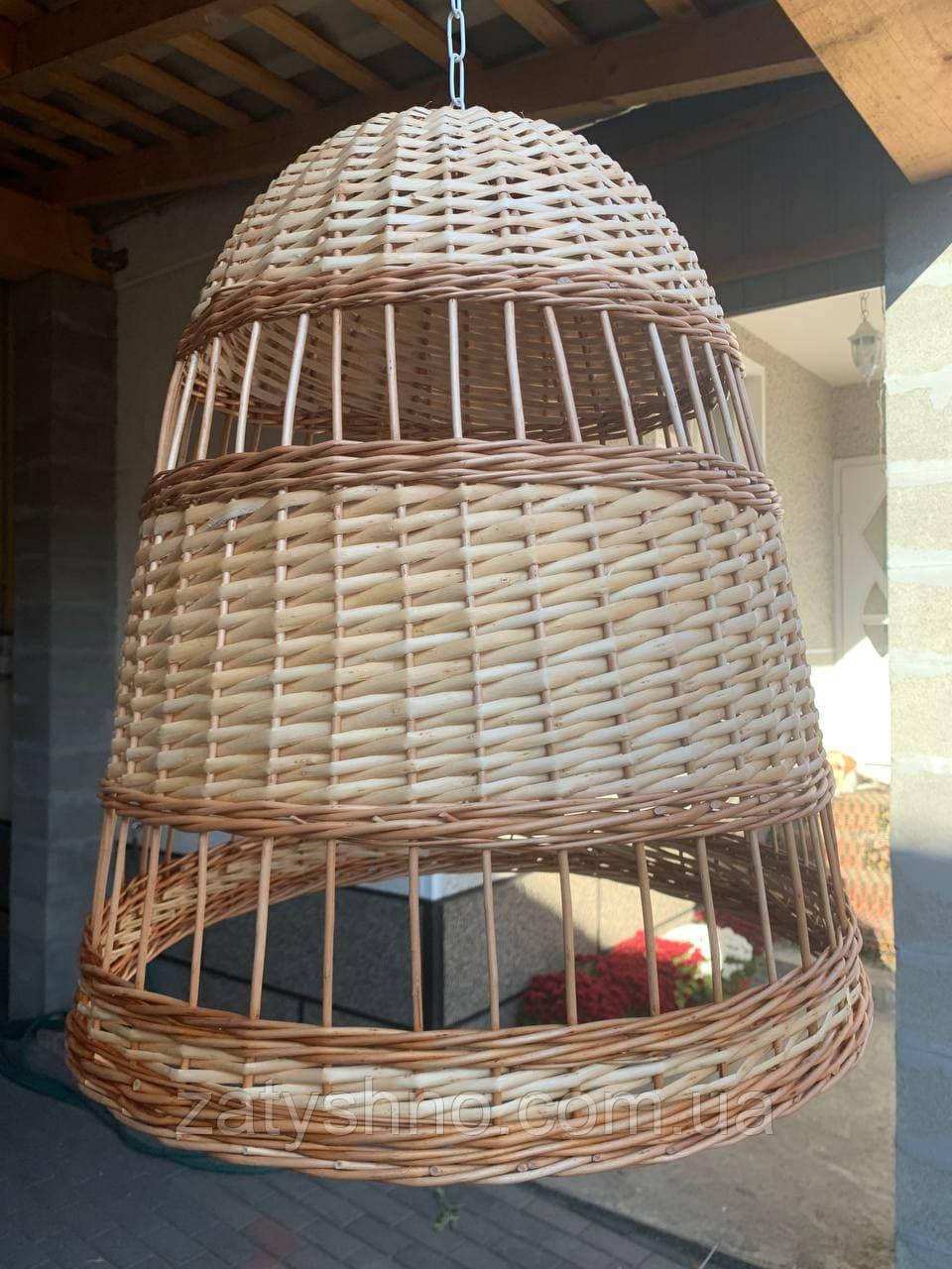 Люстра плетена з гарним дизайном