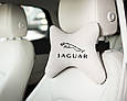 Підголовник авто "Jaguar" флок, фото 2