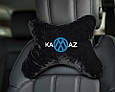 Підголовник авто "kaMaz" флок, фото 4