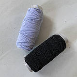 Нитка-резинка товста, еластична, синтетична 12 кольорів, фото 2