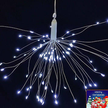 Гірлянда "феєрверк" 500 LED холодна біла [nx0075]