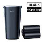 Автомобільний контейнер для сміття Baseus Car Trash Can Black, фото 6