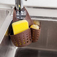 Підвісний органайзер для губок Sink Tidy Brown