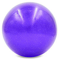 Мяч для художественной гимнастики блестящий 15 см Lingo Галактика (C-6273) Синий
