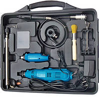 Шліфувально-гравіювальна машина KRAISSMANN 150 SGW 12V/236, кейс, гнучкий вал, стійка, 2 гравери, фото 3