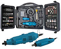 Шліфувально-гравіювальна машина KRAISSMANN 150 SGW 12V/236, кейс, гнучкий вал, стійка, 2 гравери, фото 2