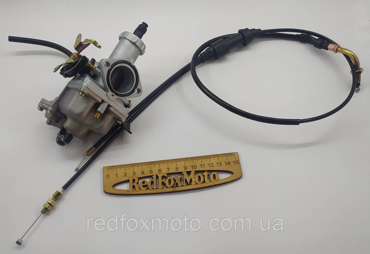 Карбюратор Pz30 c ускорительным насосом + трос газа (двойной) PZ30 (ID ...