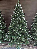 Ялинка новорічна "КОРОЛЕВА" 2.2м штучна Lasina штучка/ялинка/ялинка з білими кінчиками, фото 8