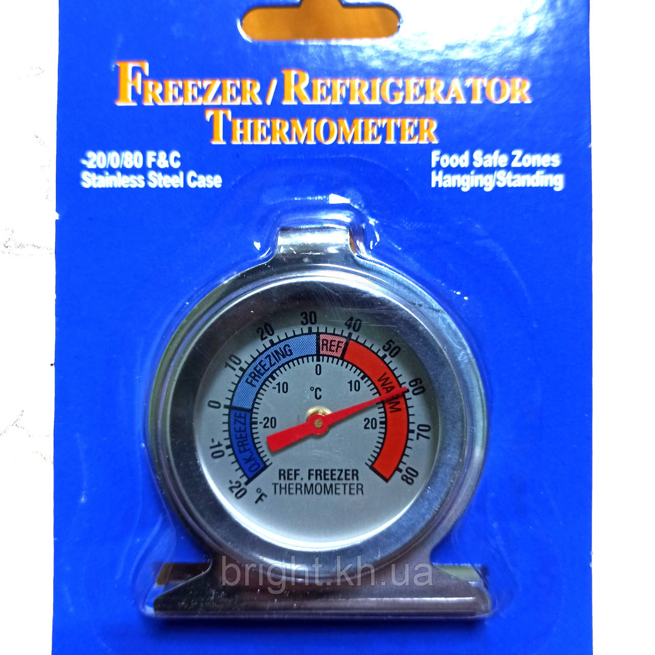 Термометр для контролю температури продуктів, морозилки і холодильника TD-107 60 мм