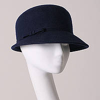 Жіночий фетровий капелюх чоловічого стилю ширина поля 5 см
