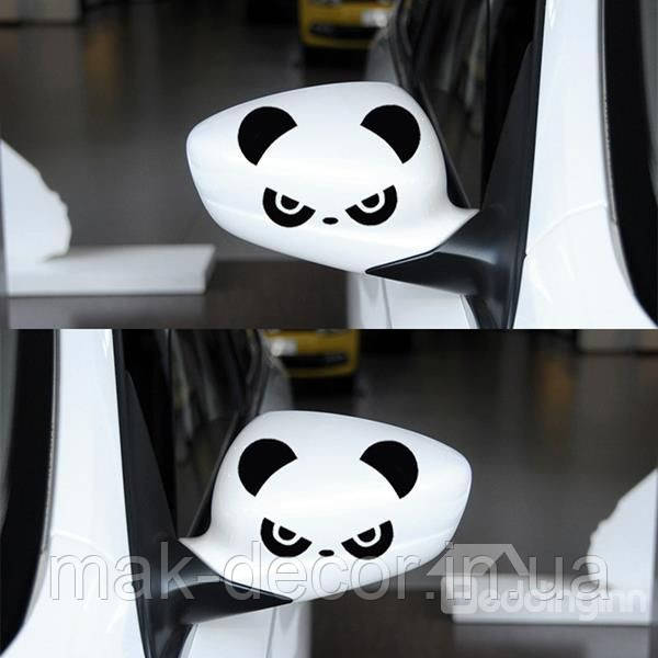 Вінілові наклейки на авто " Мишка на дзеркало " 12х15 см