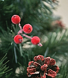 Ялинка "КАРМЕН" з шишками та калиною 1.80 м-- ялинка штучка з шашками/ялинка/ялинка пипна, фото 7