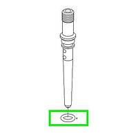 Кольцо уплотнительное форсунки BOSCH, F 00R J01 571 (FKM)