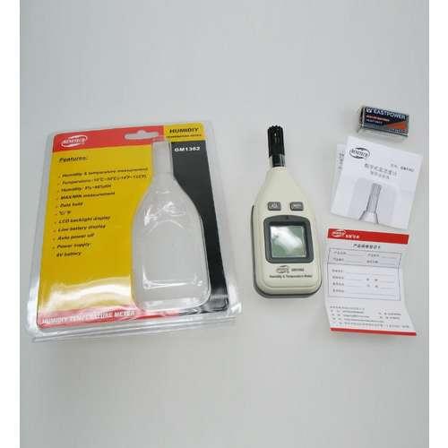 Гігрометр, термогігрометр Benetech GM1362 (0%RH~100%RH, -30°C~70°C), фото 1