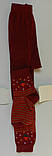 Комплект для дівчаток: лосини, шкарпетки (колір бордо), зріст 110-116 см, фото 4