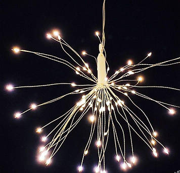 Гірлянда "феєрверк" 500 LED тепла біла [nx0074]