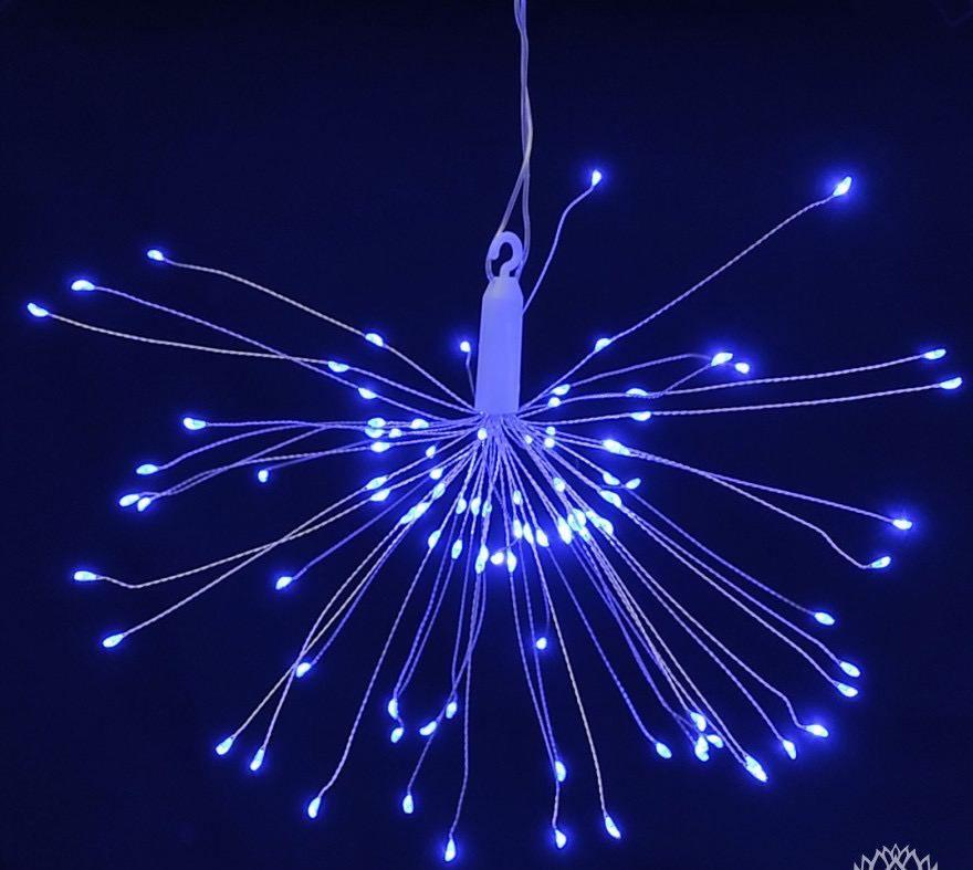 Гірлянда "феєрверк" 500 LED синя [nx0076]