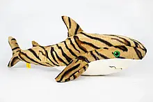 Акула м'яка іграшка Kidsqo 52см тигрова маленька