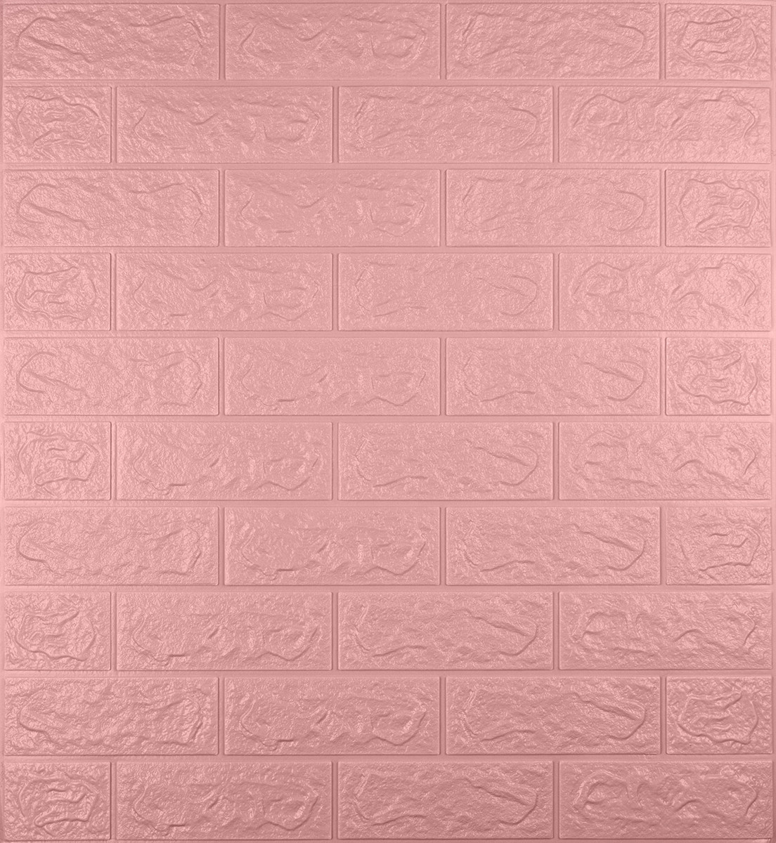 Самоклеючі панелі цегла, плитка під цеглу самоклейка, цегла стінові панелі під цеглу, 3д панелі цегла під рожеву цеглу, фото 1