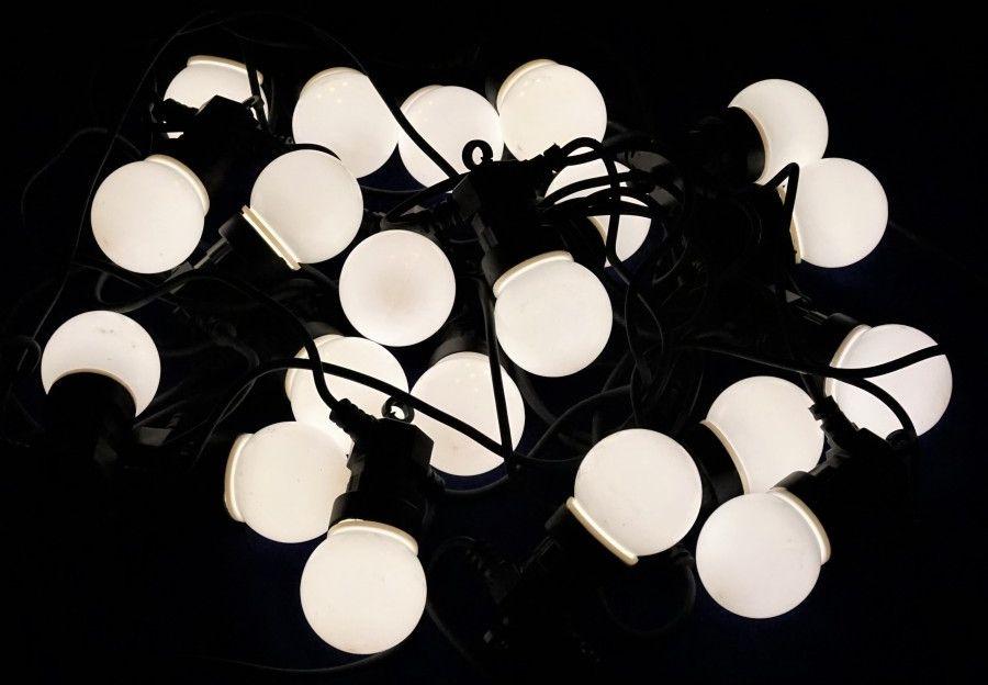 Гірлянда "нитка" 20 LED для вулиці, тепла біла [nx0096], фото 1