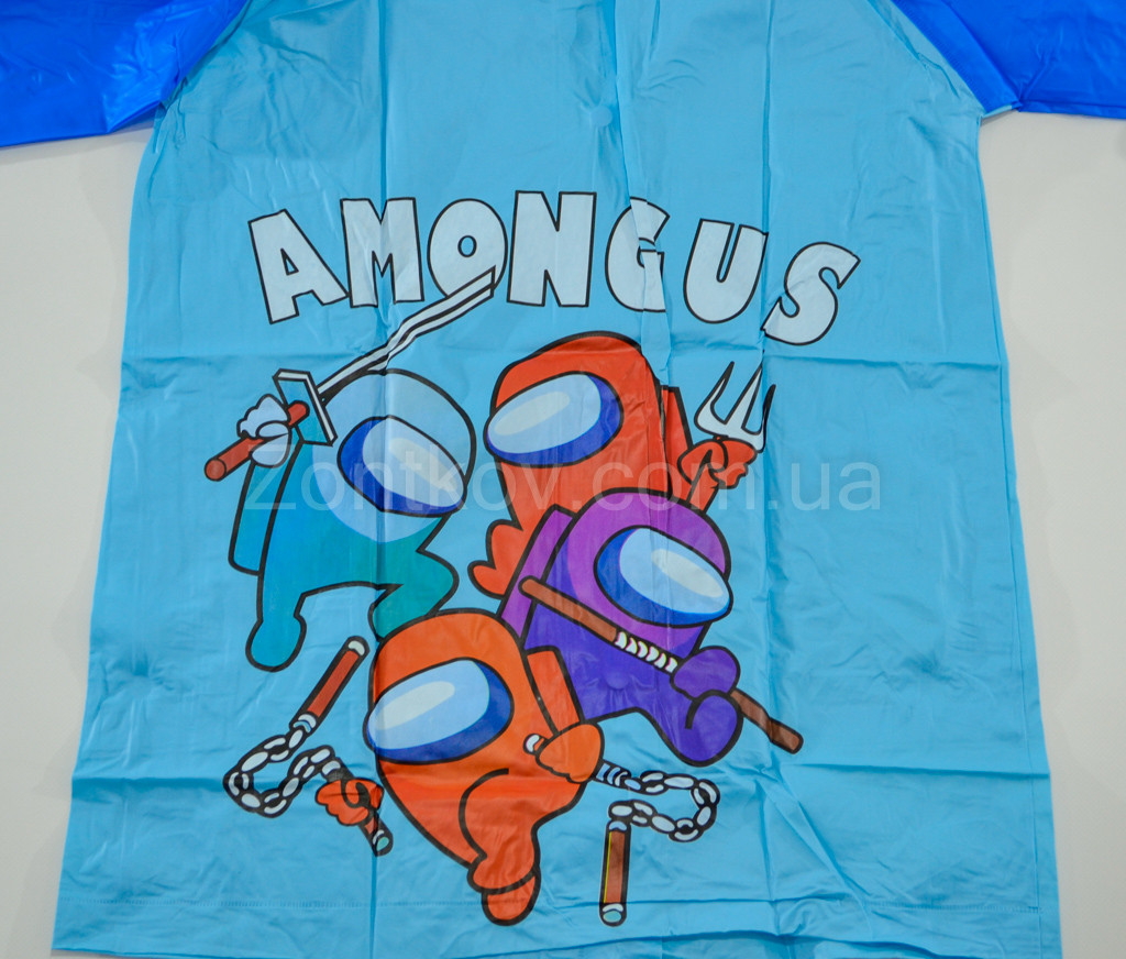 Детский дождевик "Among Us" для деток 3-5 лет от фирмы "Mario" - фото 6 - id-p1506852653