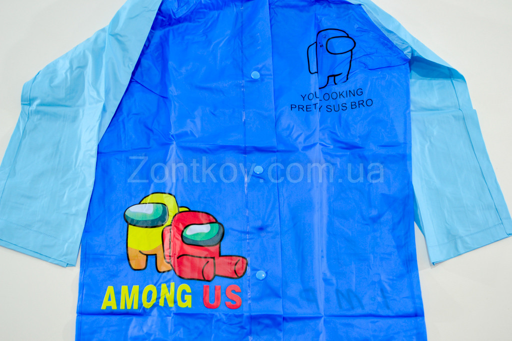 Детский дождевик "Among Us" для деток 3-5 лет от фирмы "Mario" - фото 9 - id-p1506852653