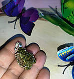 Срібний кулон з епідотом кристалом, фото 5