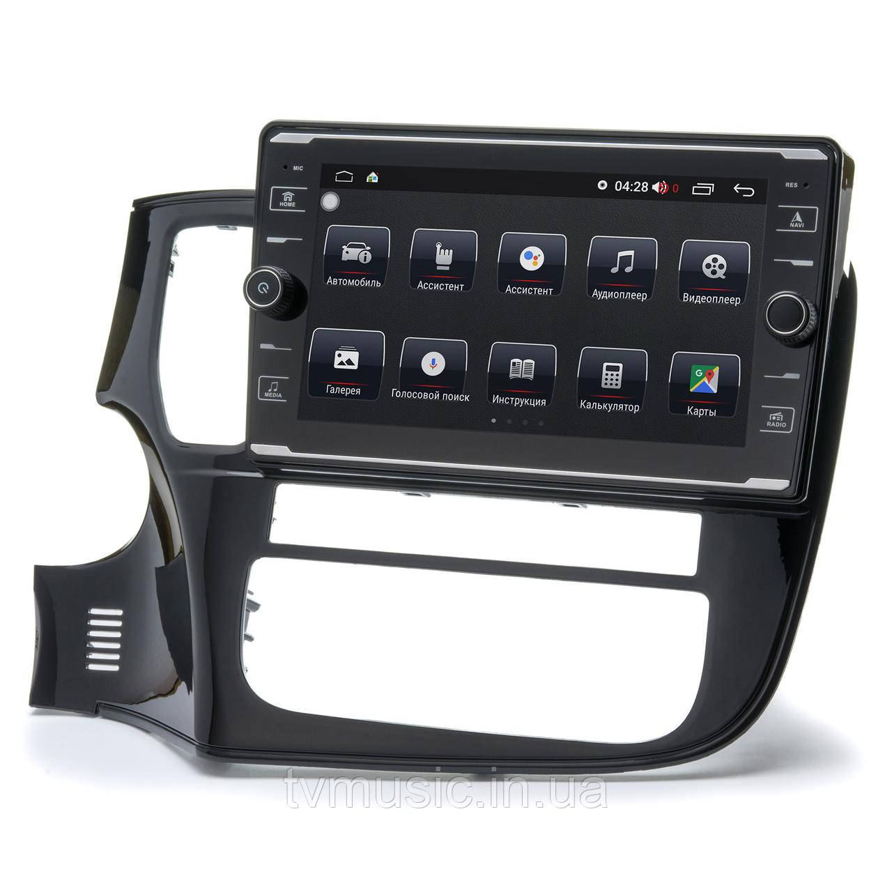 Штатна магнітола PRIME-X 22-493/9K Mitsubishi Outlander 2015+