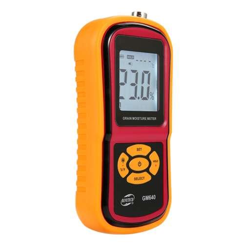 Вологомір для зернових BENETECH GM640-EN-00 (5% — 30% RH; -10 - 60 °C).8 режимів, виносний щуп, фото 1