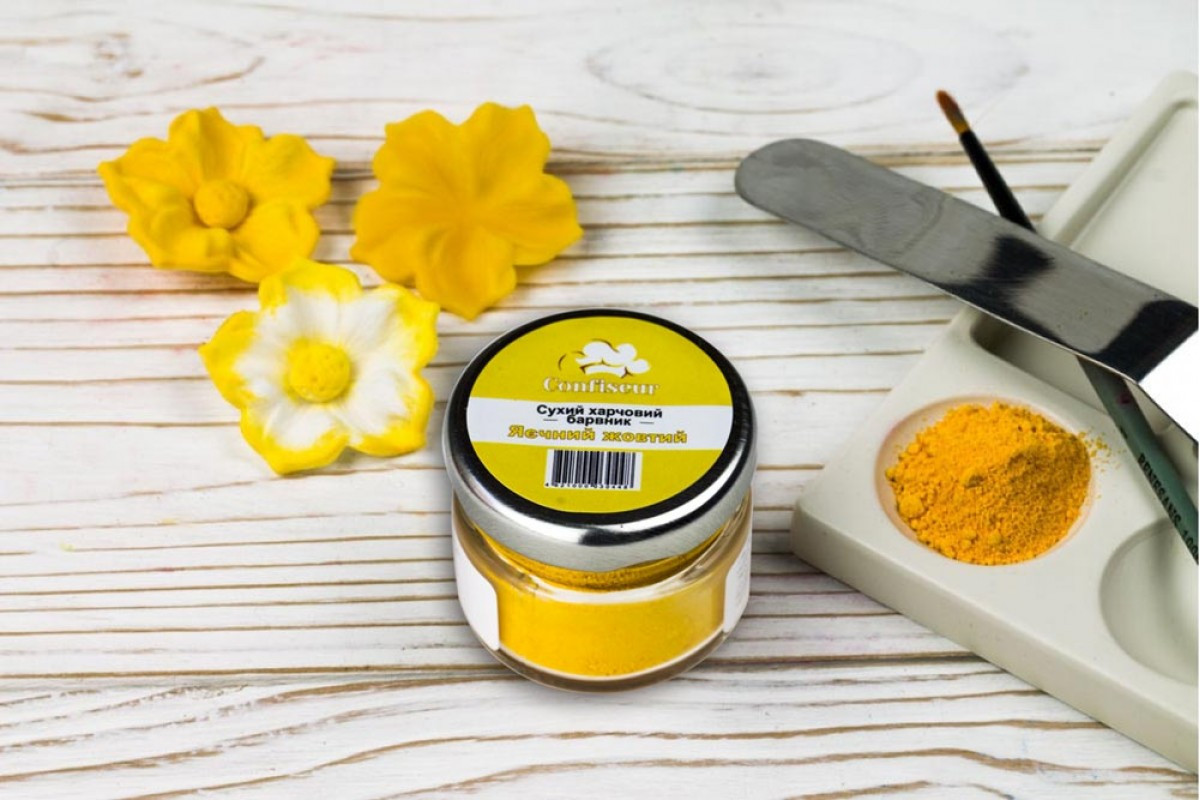 Барвник сухий Confiseur Яїчний жовток 30 мл, фото 1