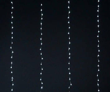 Гірлянда "водопад" 3х2.8 м 320 LED тепла біла [nx0058]