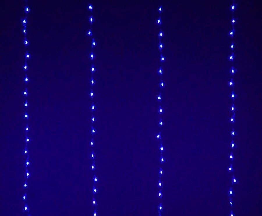 Гірлянда "водопад" 3х2.8 м 320 LED синя [nx0060]