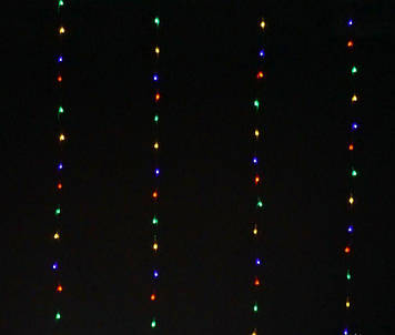 Гірлянда "водопад" 3х2.8 м 320 LED кольорова [nx0061]