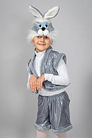 Дитячий карнавальний костюм "Зайка" сірий заєць