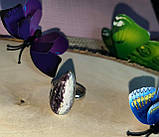 Срібне кільце з кемеритом, розмір 18,2, фото 8