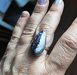Срібне кільце з кемеритом, розмір 18,2, фото 3