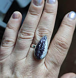 Срібне кільце з кемеритом, розмір 18,2, фото 9