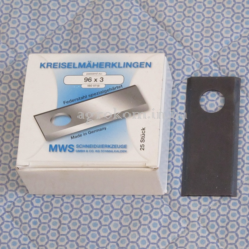 Ніж косарки роторної 96*40*3 «MWS» Німеччина – 503601045, фото 1