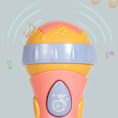 Дитячий мікрофон, 12 мелодій. Мікрофон-іграшка. Інтерактивний мікрофон, фото 3