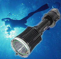 Подводный фонарь UltraFire CREE XML T6 с ножом 600 Lm
