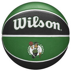 М'яч баскетбольний Wilson NBA Boston Celtics Outdoor розмір 7 гумовий (WTB1300XBBOS)