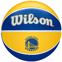 Мяч баскетбольный Wilson NBA Golden State Warriors Outdoor размер 7 резиновый (WTB1300XBGOL)