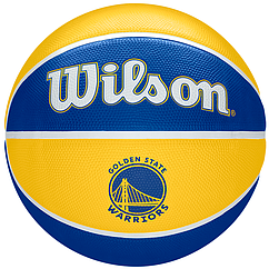 М'яч баскетбольний Wilson NBA Golden State Warriors Outdoor розмір 7 гумовий (WTB1300XBGOL)