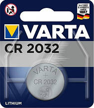 Батарейка кнопкова CR 3V 2032 Varta