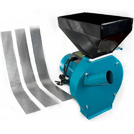 Зернодробарка крупорушка побутова електрична VORSKLA 2700W , Дробарки подрібнювачі кормів і зерна, фото 1