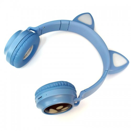 Bluetooth-навушники CAT BK-28M накладні,Блакитний