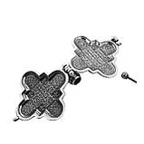 Мощовик срібний Господь Вседержитель. Божа Матір, фото 4