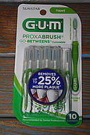 Интердентальная щетка GUM Proxabrush Go-Betweens Interdental Brushes 10 шт Tight 1.2-1.3