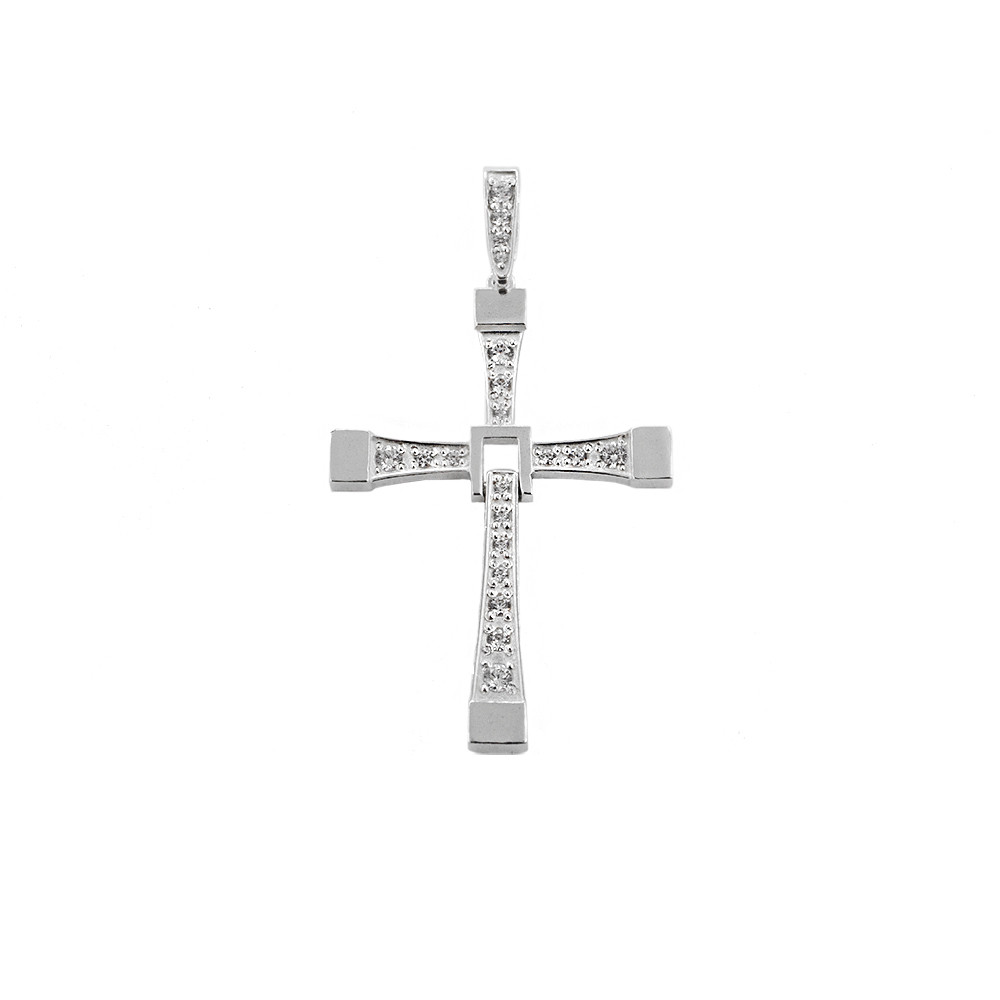 Крест серебряный Доминика Торетто (Вин Дизеля) с фильма Форсаж - фото 2 - id-p628474224
